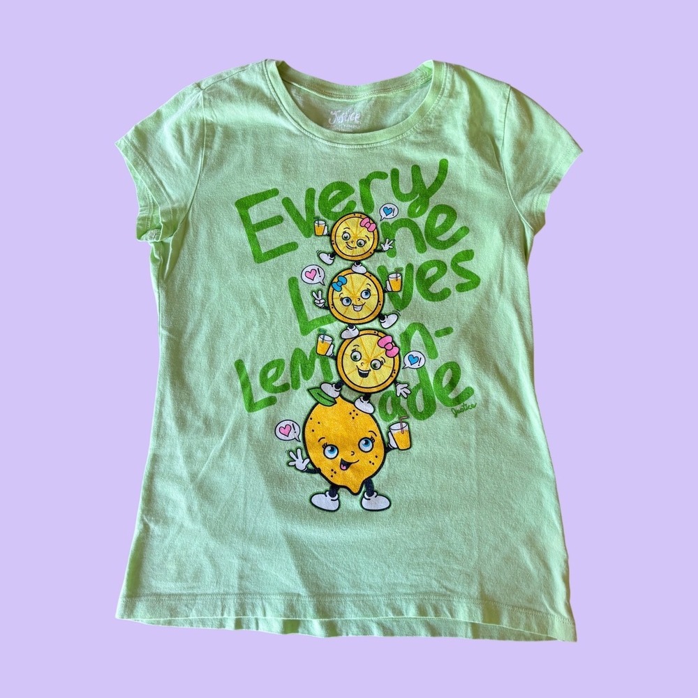 Y2K Justice Scene "Everyone Loves Lemonade" Graphic Baby Tee Shirt Cute #17